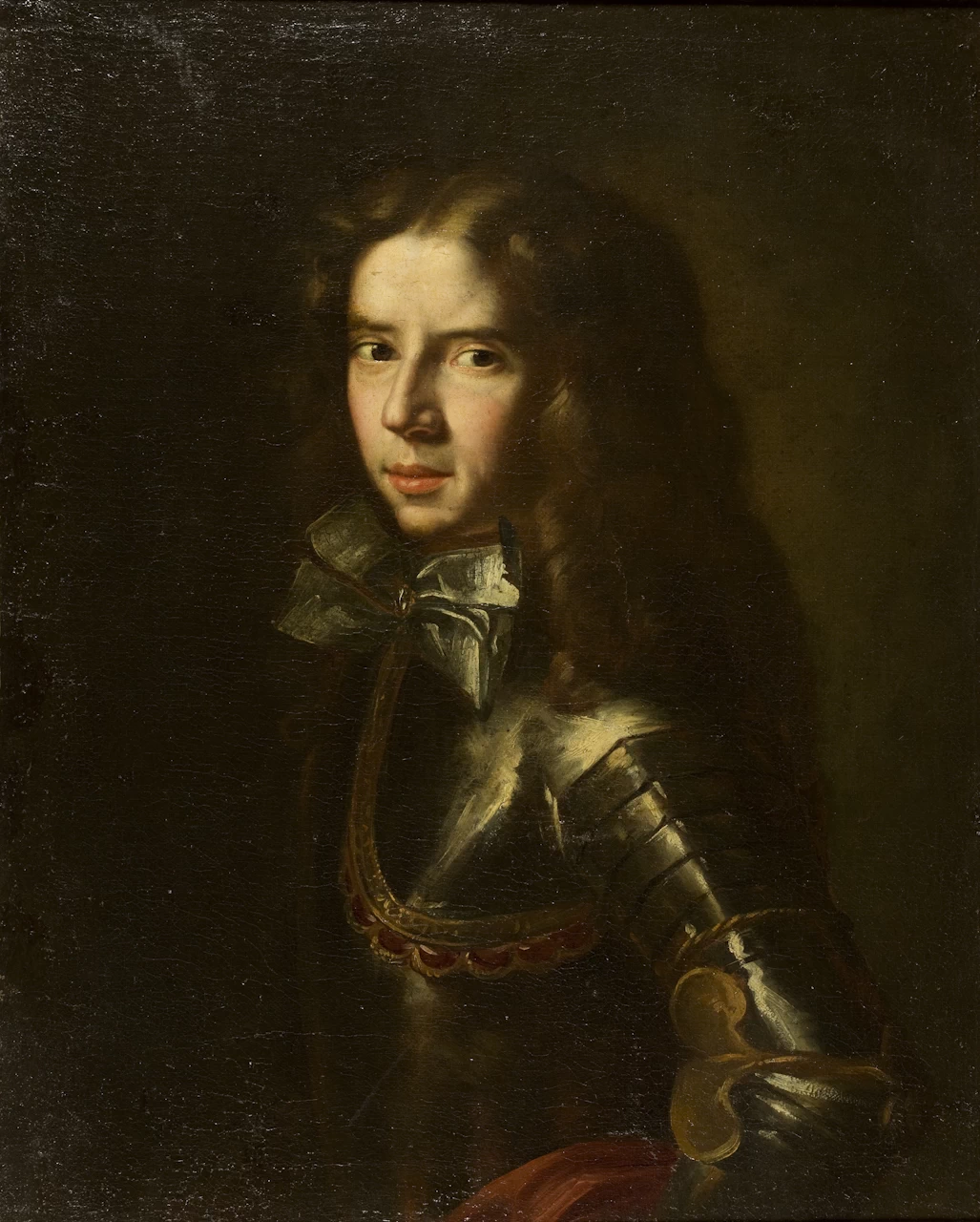 Bartolomé Esteban Murillo - 284, ritratto di giovane con corazza, Museo di Capodimonte, Napoli, attribuito